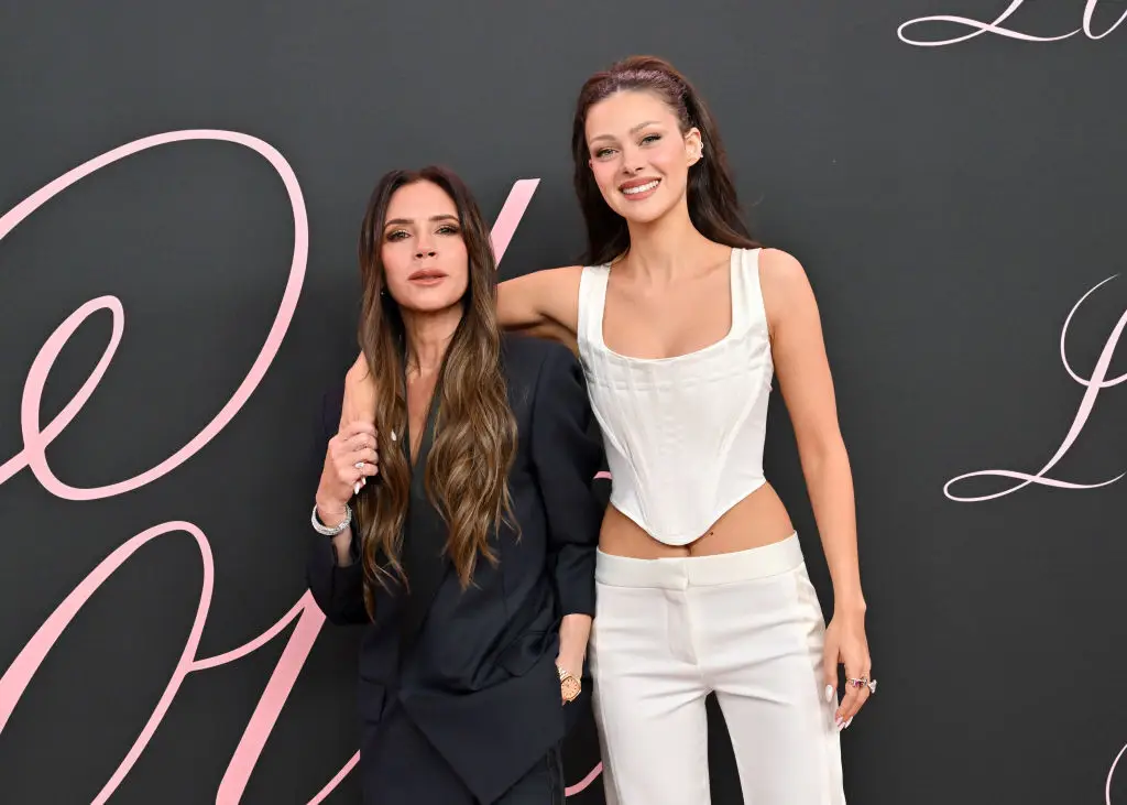 Nicola has previously worn many of Victoria's designs, but she opted not to go for her mother-in-law when it came to designing her wedding dress (Axelle/Bauer-Griffin/FilmMagic)