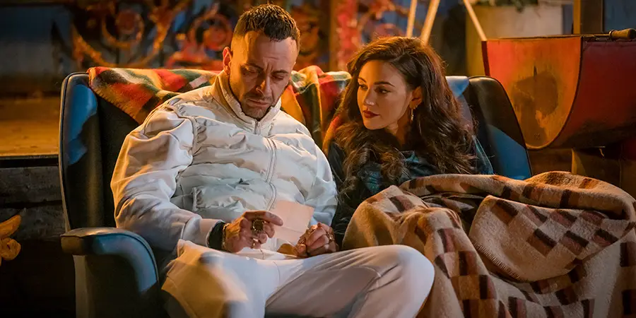 Joseph Gilgun and Michelle Keegan star in the comedy-drama series. (Sky)