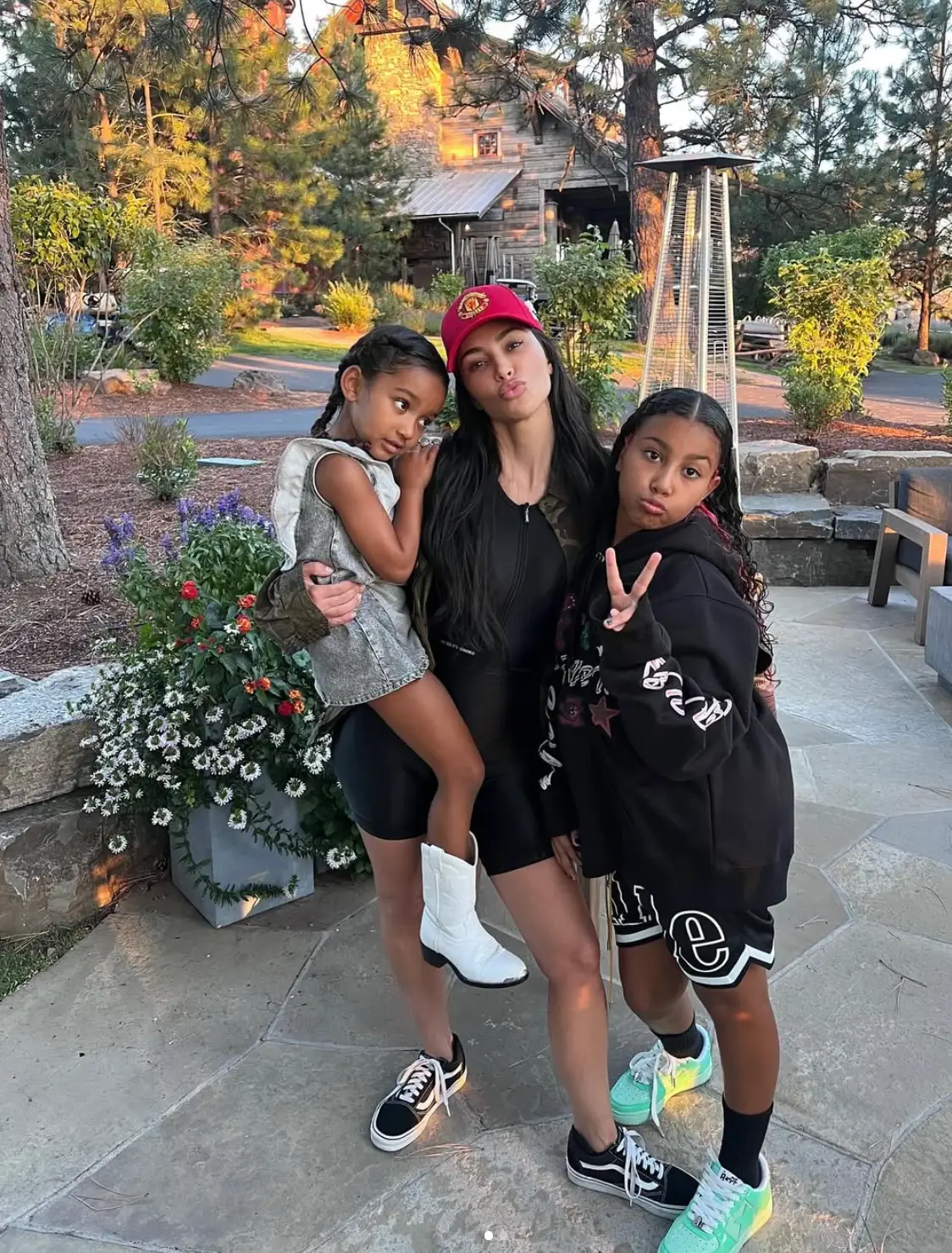 Kim admitted it can be tricky to navigate her daughter's fashion (Instagram/@kimkardashian)