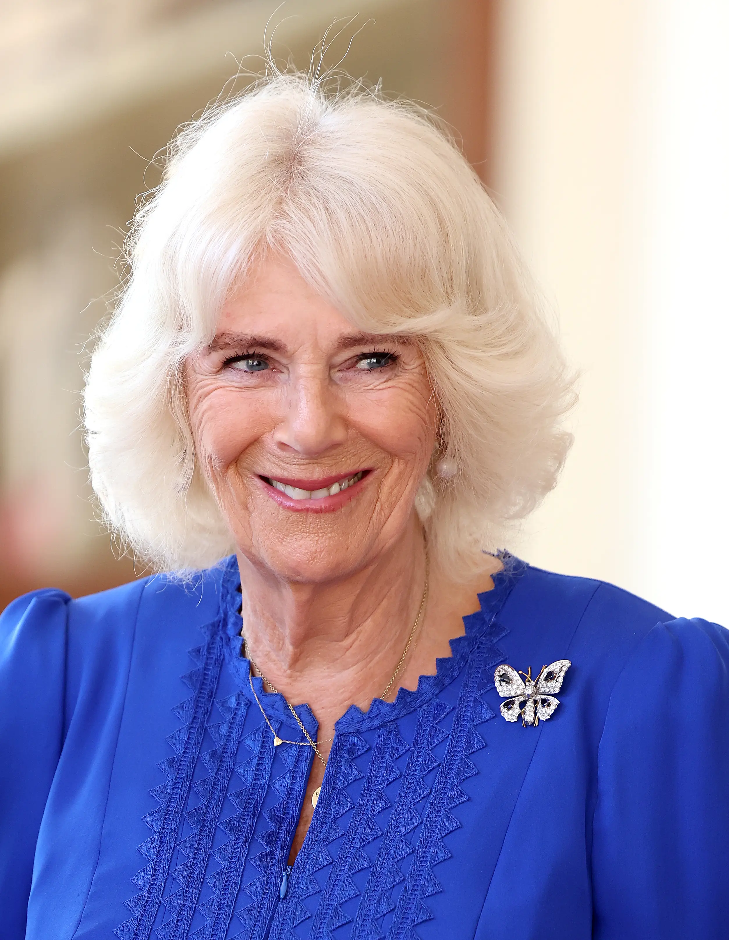 Queen Camilla has been 'teased' due to her app 'obsession'. (Chris Jackson/Getty Images)
