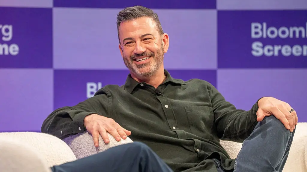 Jimmy Kimmel said he'd 'love' to have Donald Trump on his show as a guest (Bloomberg/Getty Images)