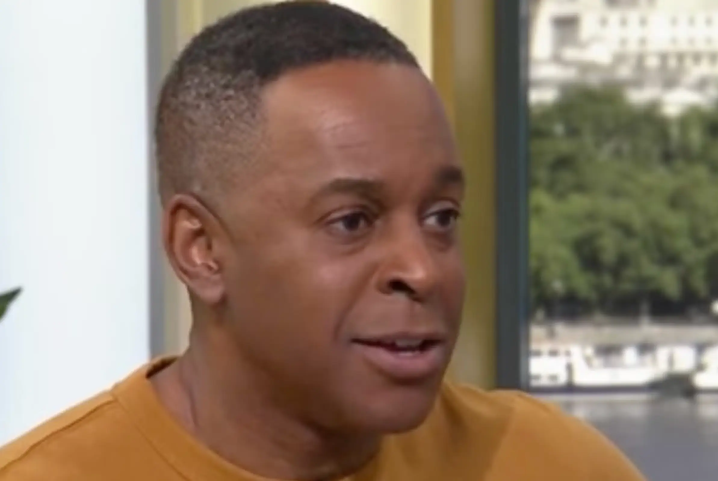 Peters tried to diffuse the situation and has been praised for how he handled it (ITV)