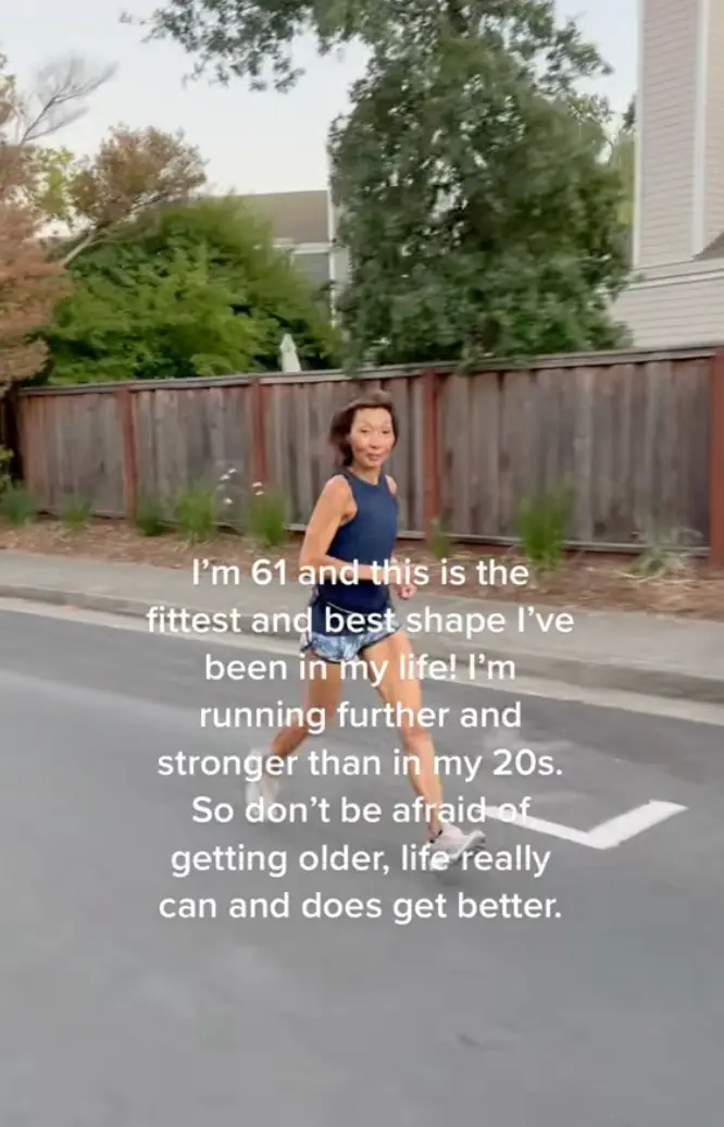 She says she feels fitter now in her 60s then in her 20s.