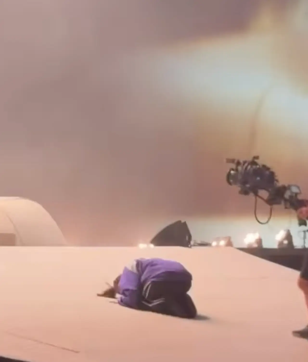 Billie was overcome with excitement about the moment (Instagram/@maggiebaird)