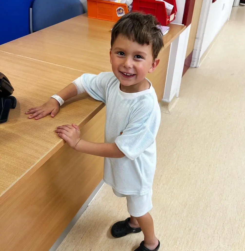 Mrs Hinch praised her ‘brave’ and ‘strong’ son Ronnie.