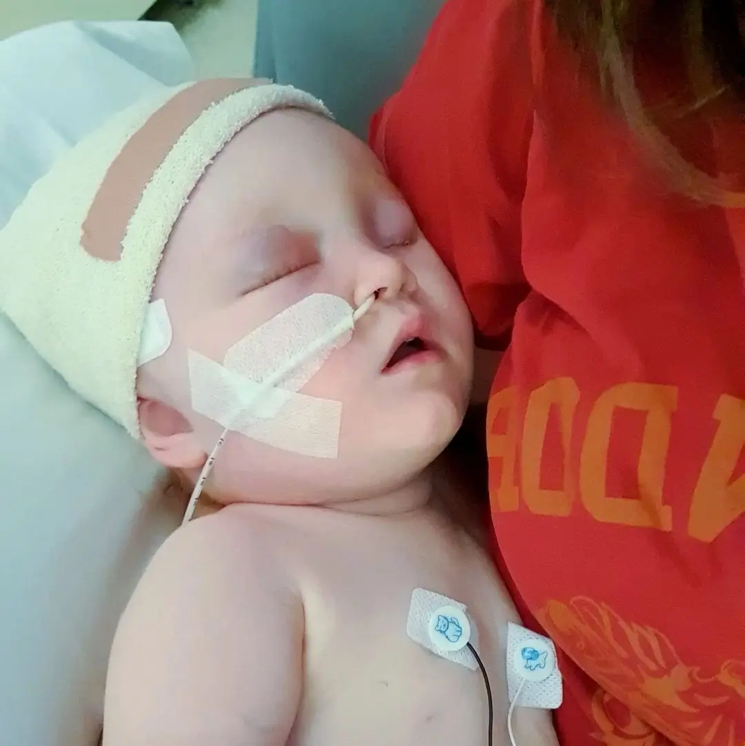 The youngster is now thankfully doing much better.