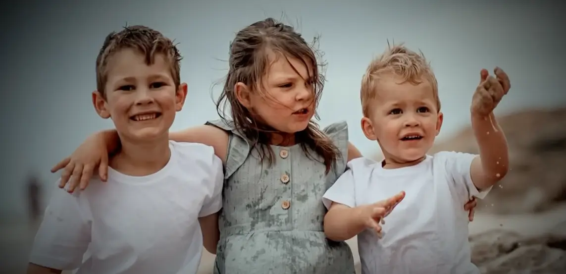 All three of Renee Staska's kid have childhood dementia.