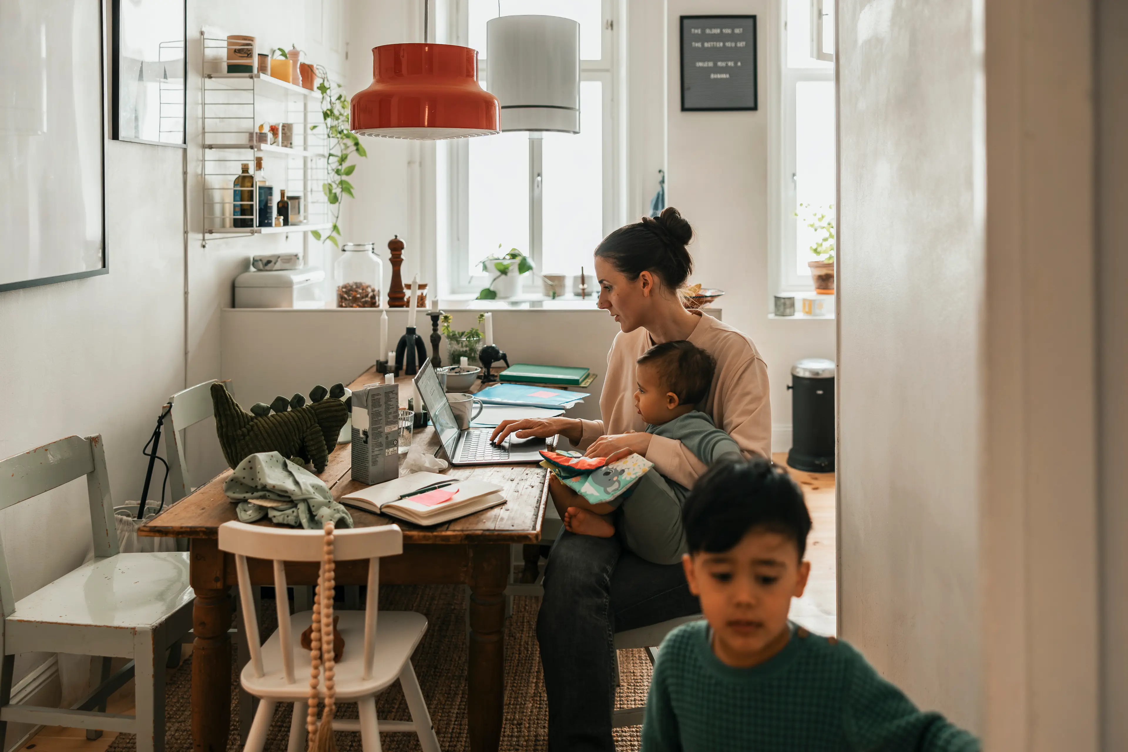The 'wage penalty' also increases with each child (Getty Stock)