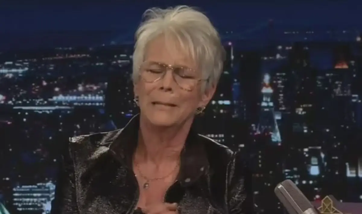 Jamie Lee Curtis used her appearance on The Tonight Show to discuss the wildfires (NBC)
