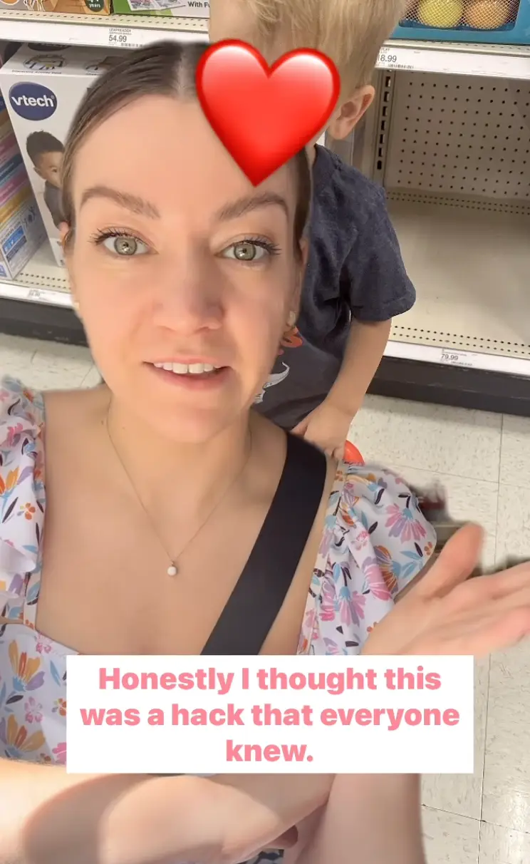 She shared the hack on Instagram.