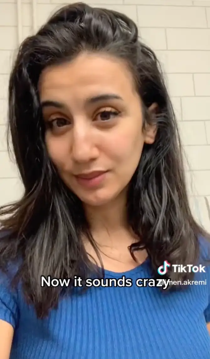 Imen admitted the skincare hack had sounded crazy.