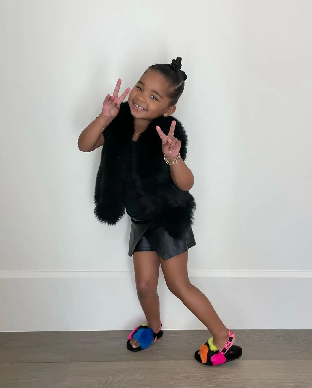 Kardashian's daughter True.