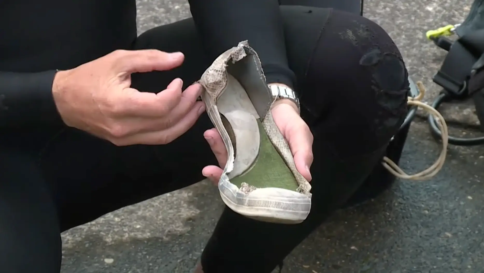 Mayo retrieved several items belonging to the family, including Barbara's shoes (KOIN 6)
