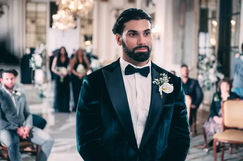 Luke Debono is the latest groom to join the experiment (E4)