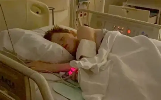 Thankfully, he made a full recovery - but it could have been fatal.