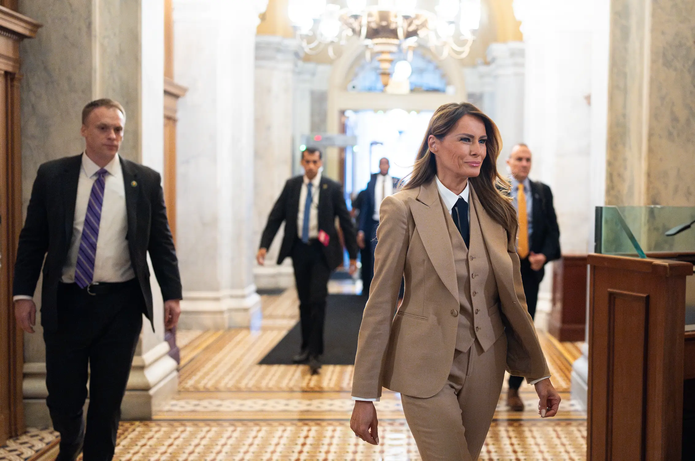 Melania has been using her platform for good (Bill Clark/CQ-Roll Call, Inc via Getty Images)