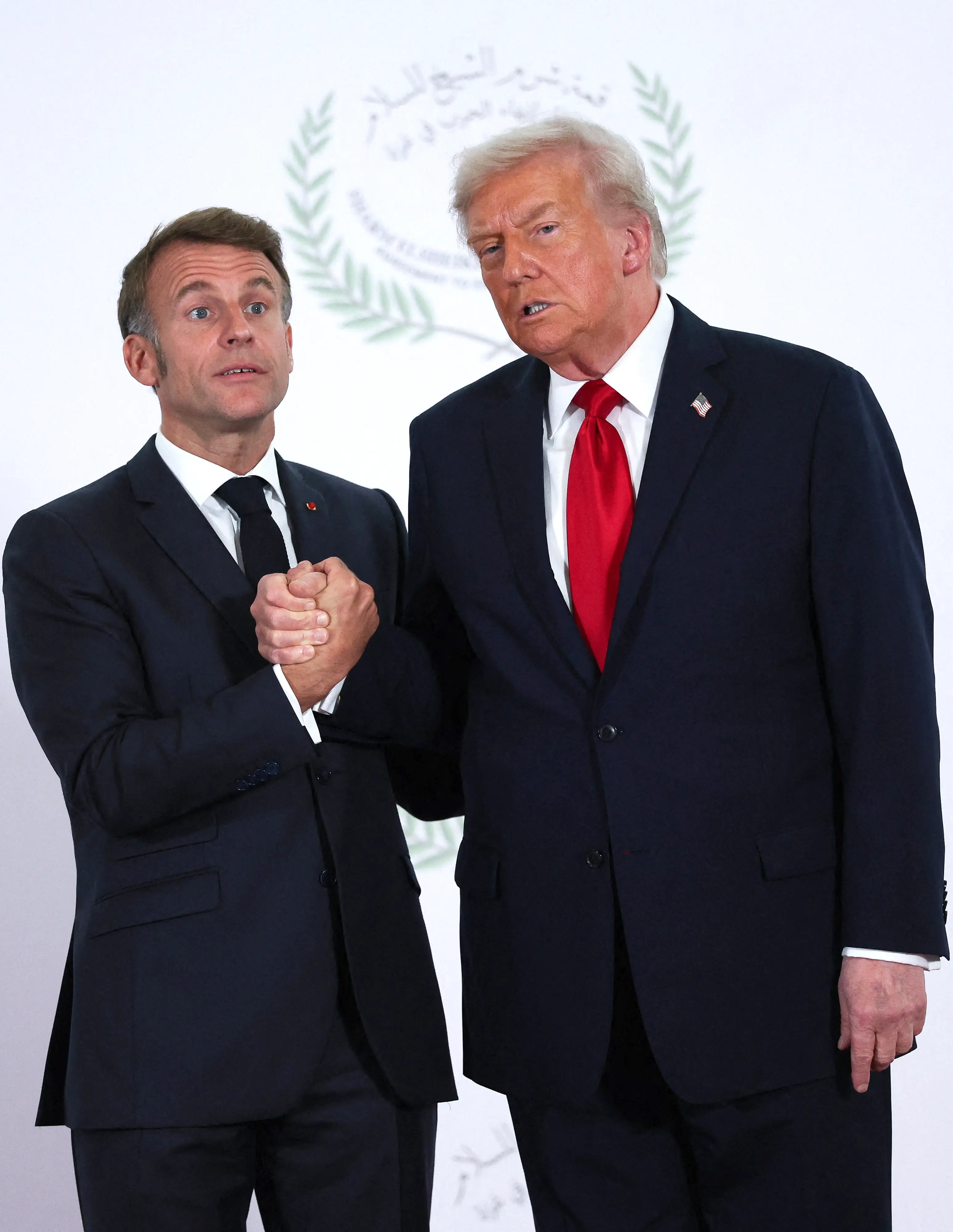 Trump revived the saga while criticising France and NATO allies (Suzanne Plunkett - Pool/Getty Images)