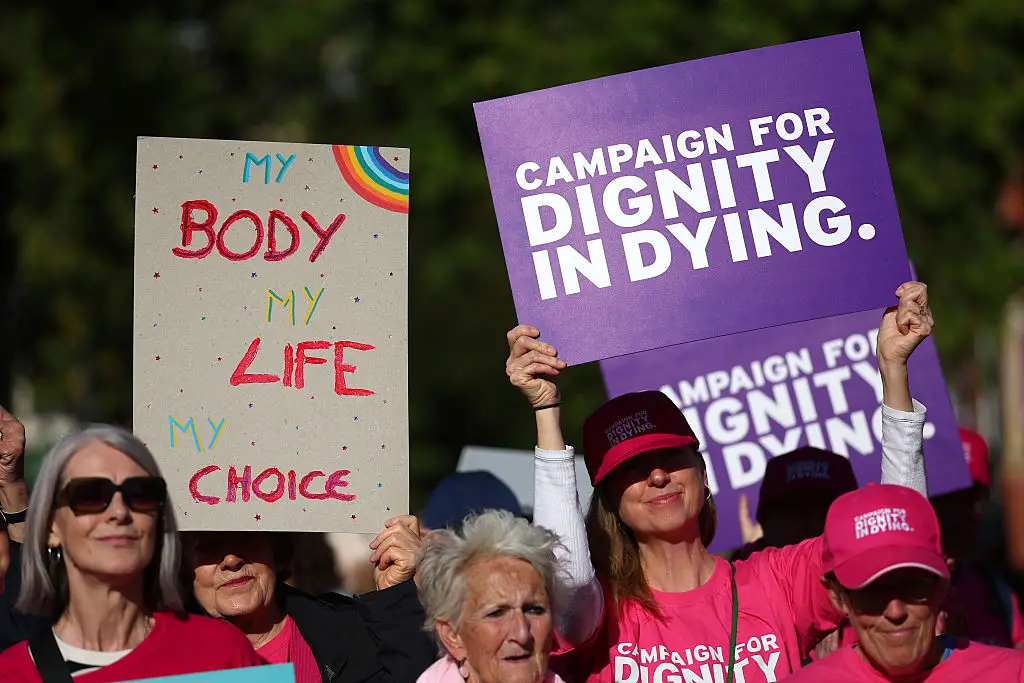 Assisted dying is a topic that divides opinion around the world (Peter Nicholls/Getty Images)