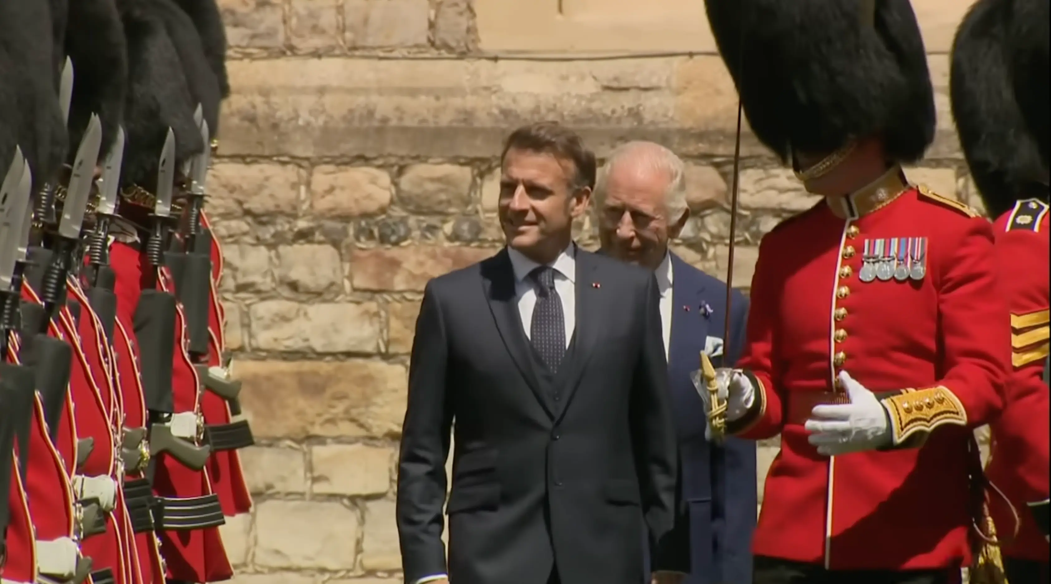 The now-viral moment has divided opinion online (The Royal Family Channel)