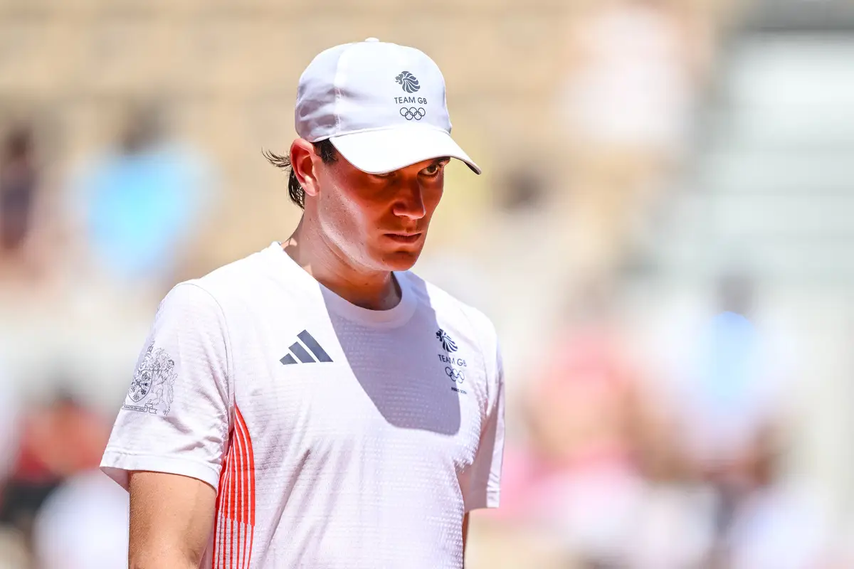 Jack Draper was defeated in the second round. (Harry Langer/DeFodi Images via Getty Images)