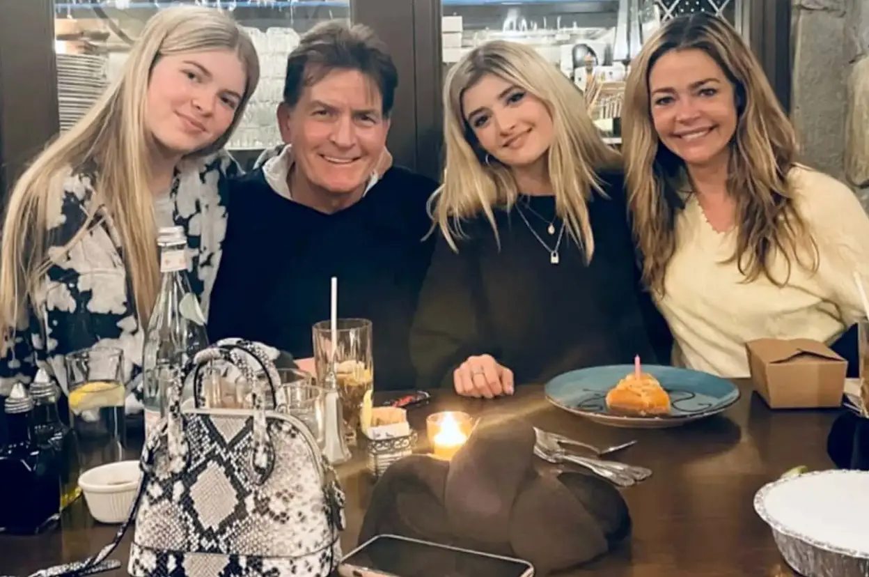 The exes share two children together (Instagram/@charliesheen)