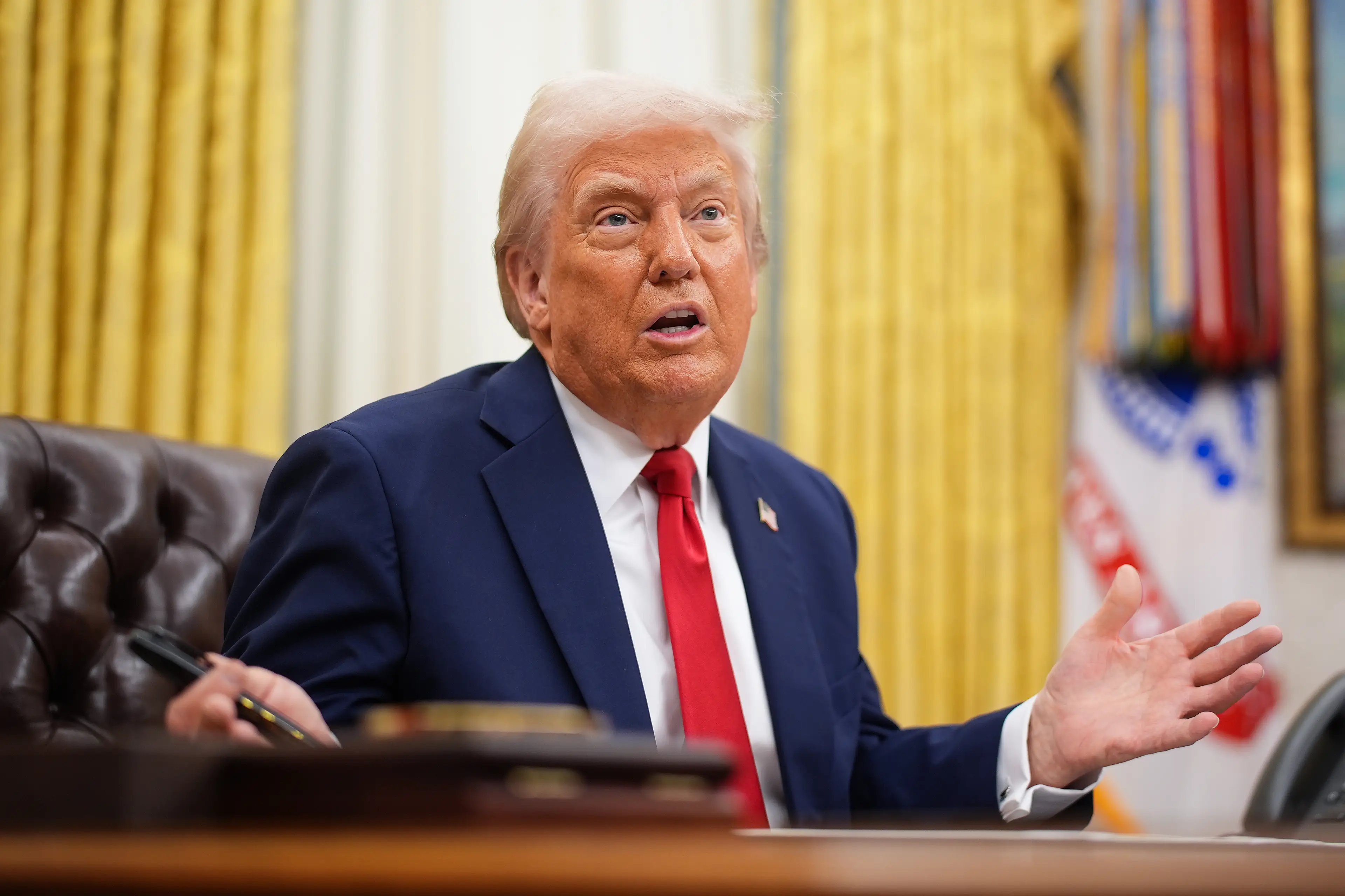 Trump hasn't responded to his speech yet (Andrew Harnik/Getty Images)