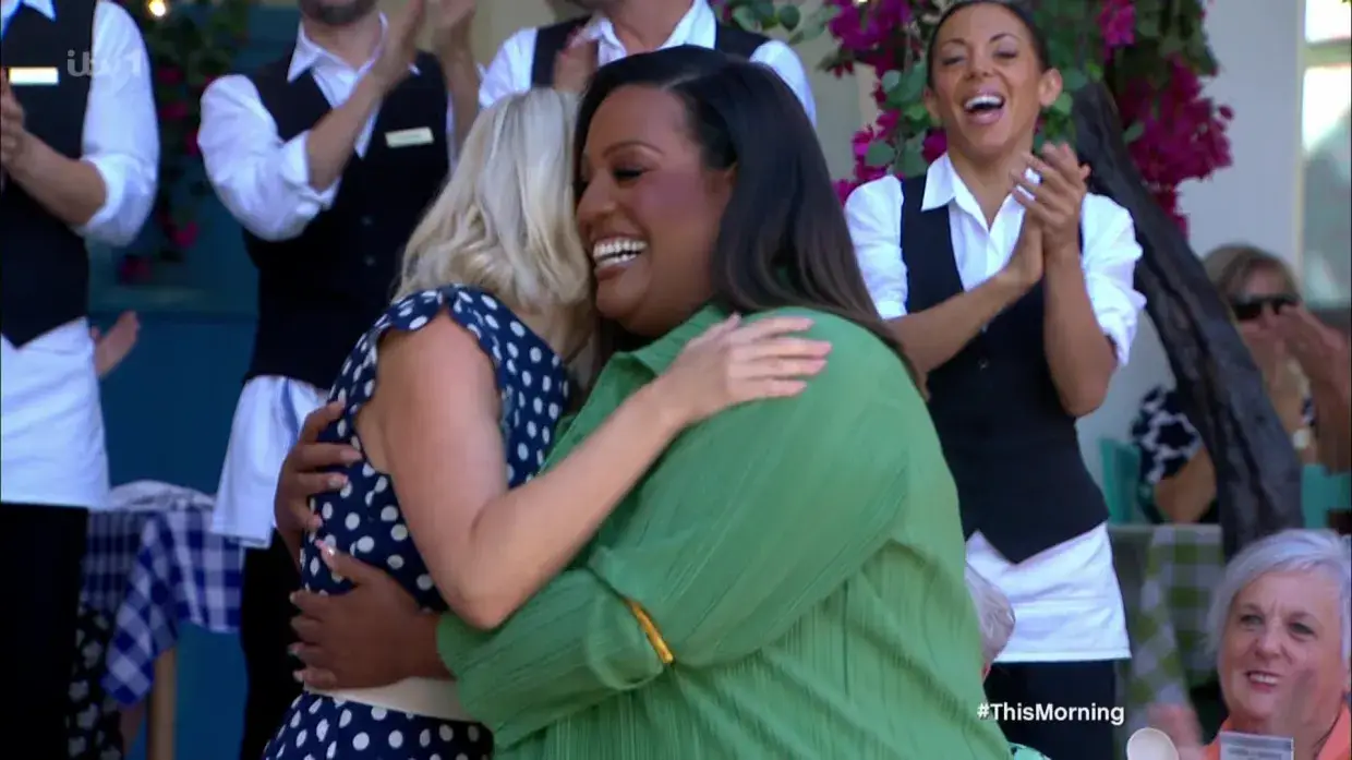 Viewers at home called the reunion celebration 'peak cringe'.