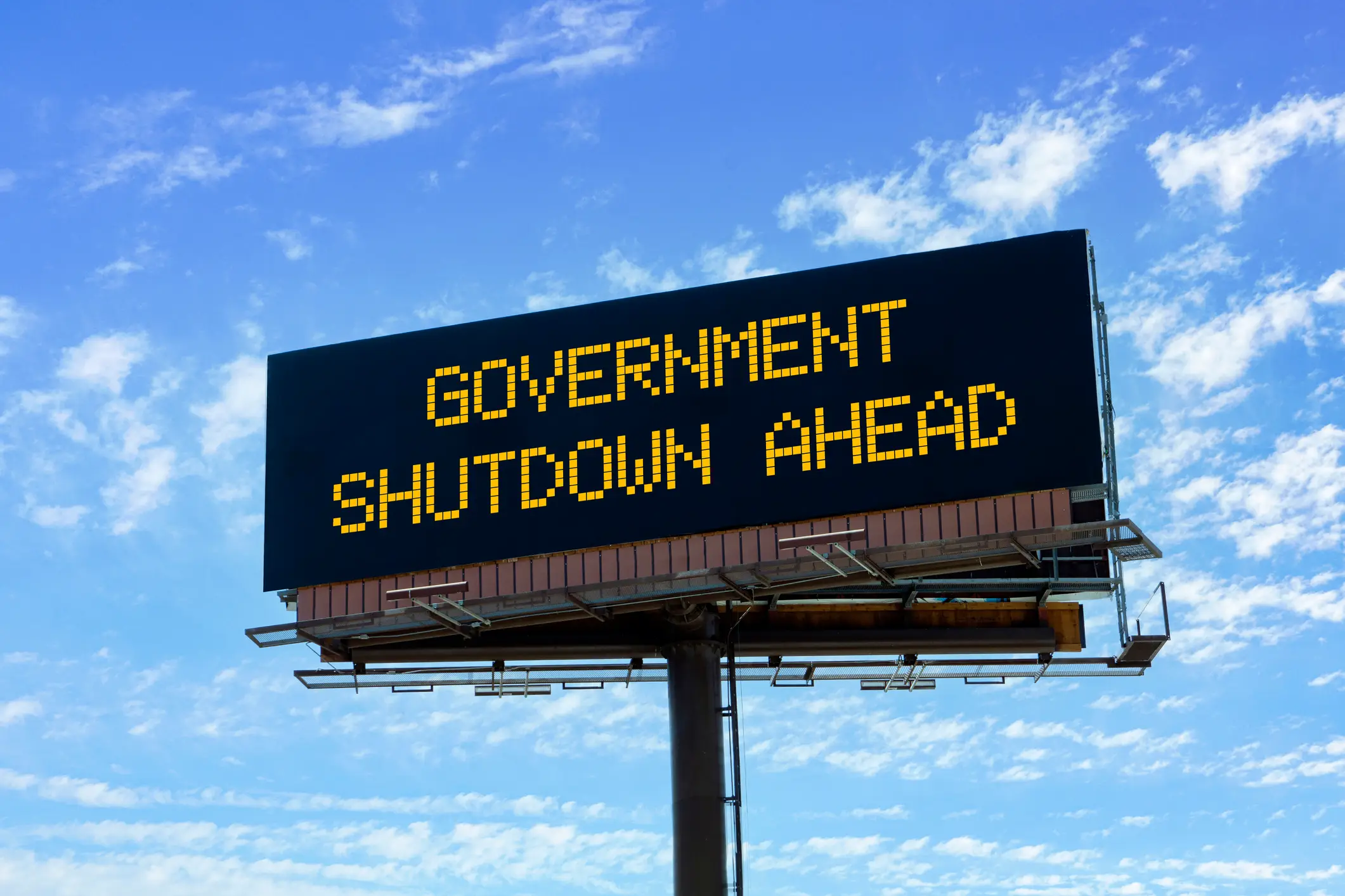 The US government shutdown is about to become the longest ever (Getty Stock Image)