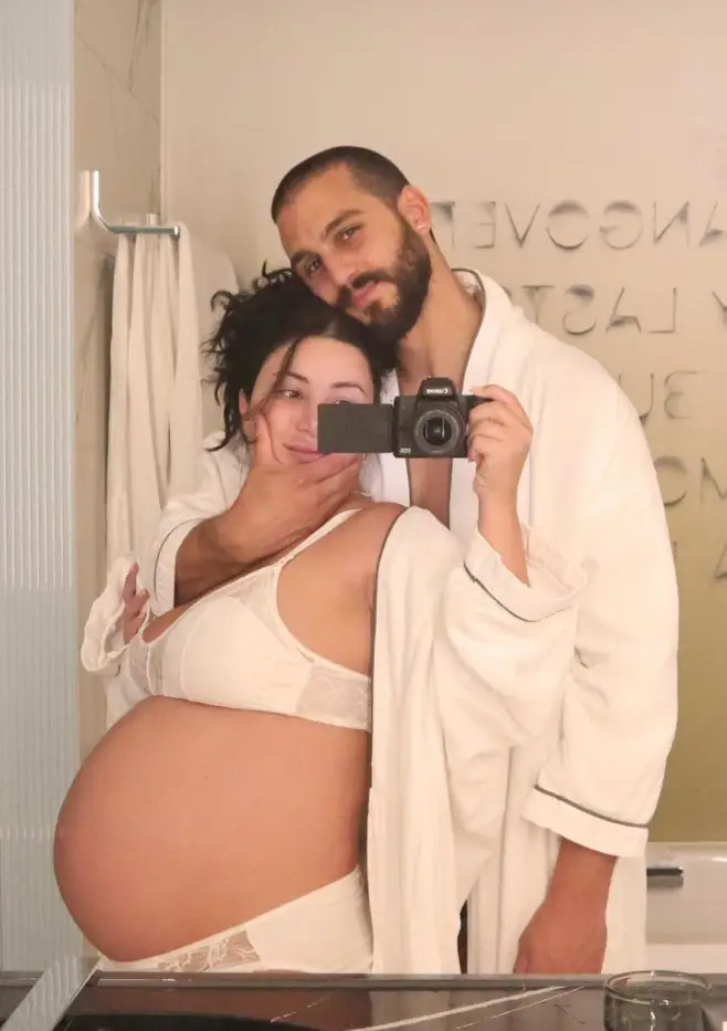 Martha and Michael have welcomed their first child together.