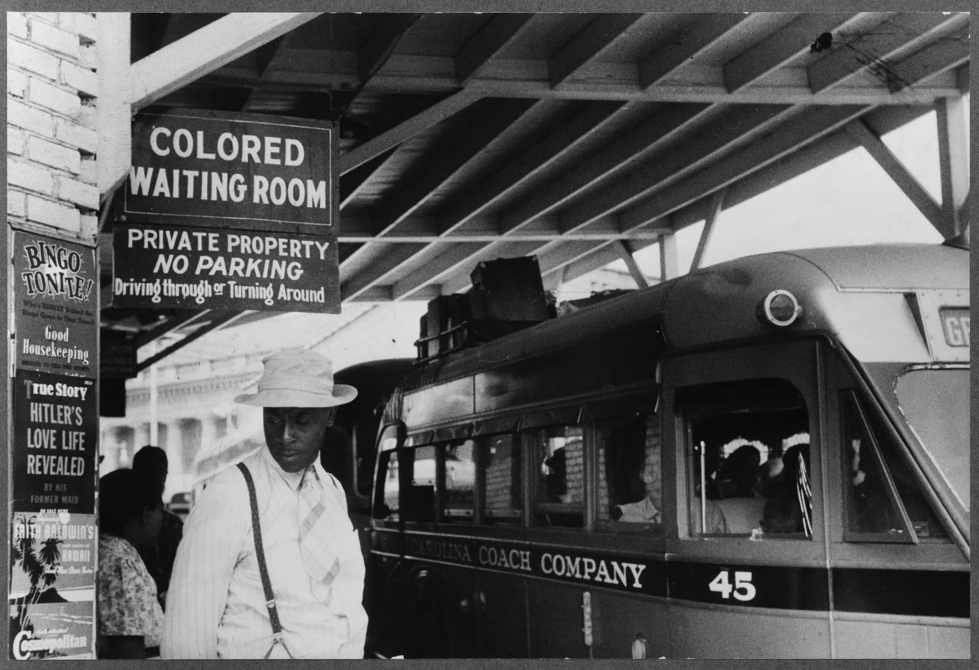 The racist term was popularised in the late 1800s following the introduction of 'Jim Crow Laws' in the states (Jack Delano/PhotoQuest/Getty Images)