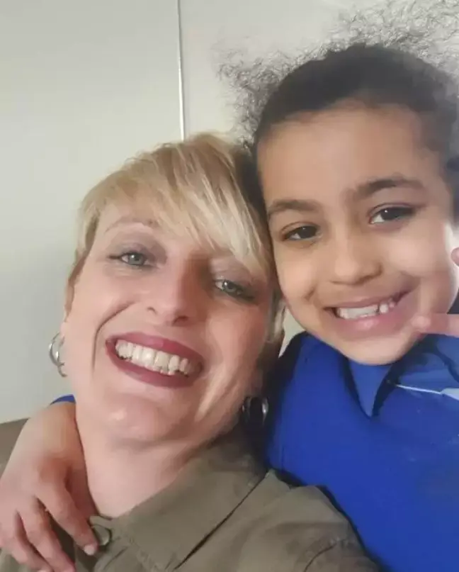 Sarah Griffin and her mum Mary.