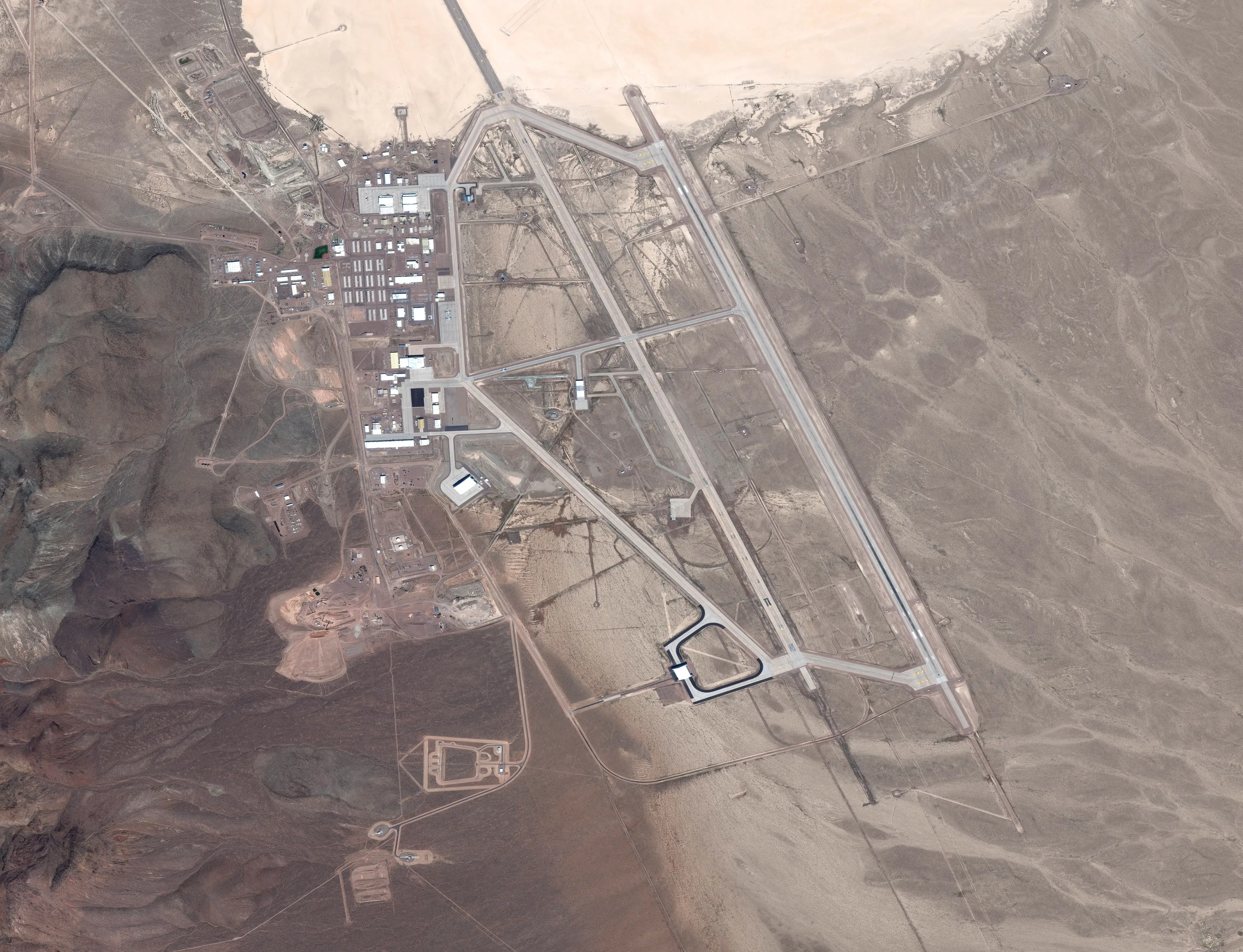 Obama claimed aliens are 'not being held' at Area 51 (Photo DigitalGlobe via Getty Images via Getty Images)