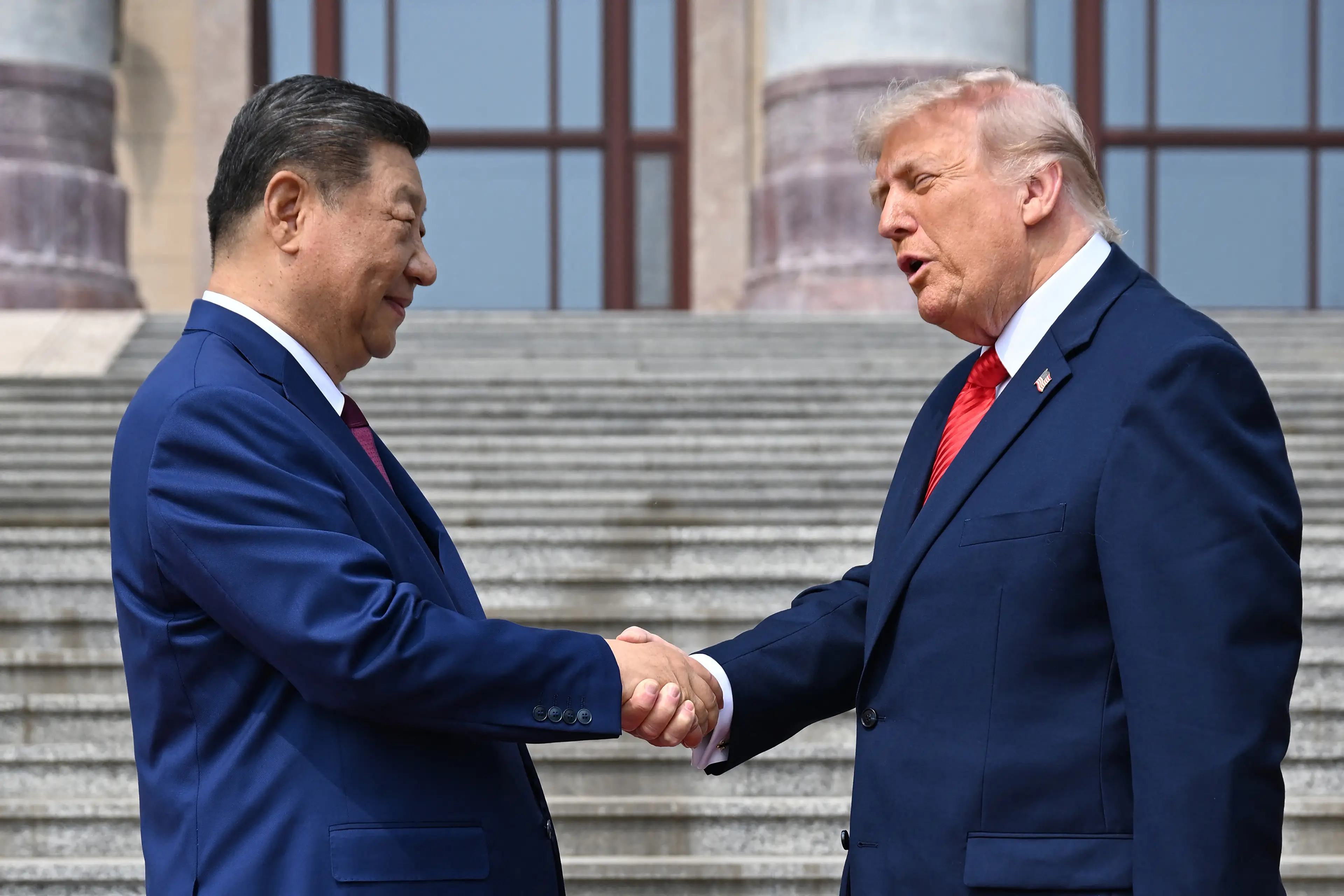 Jinping referenced the 'Thucydides Trap' (Kenny HOLSTON / POOL / AFP via Getty Images)