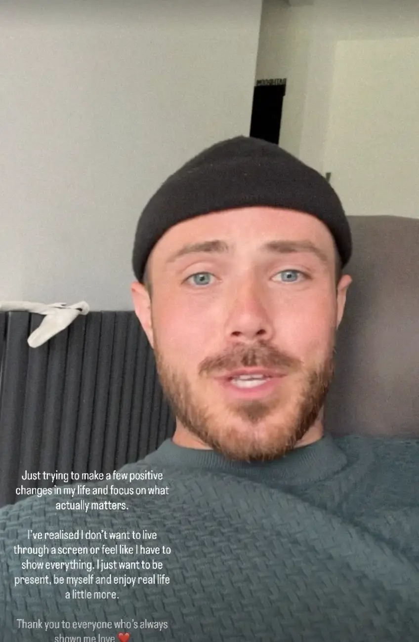 Gallagher shared a video on social media days before the police report hit press (Instagram/@nathanjgallagher_)