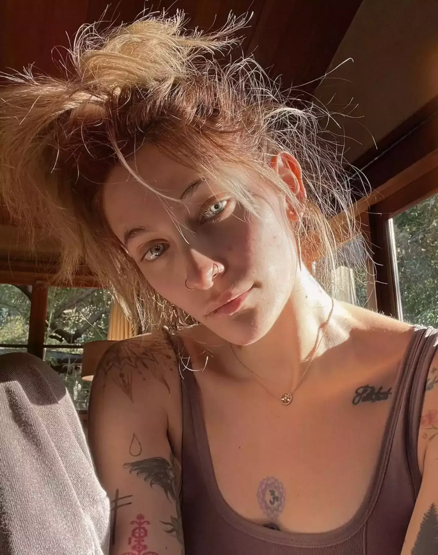 Paris Jackson is normally known to flaunt her tats (Instagram/@parisjackson)