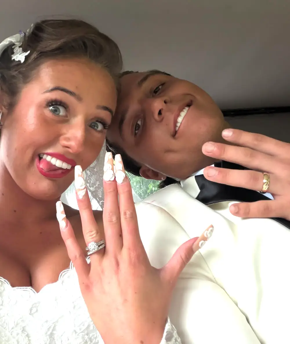 Venezuela and Noah got married in the Isle of Man over the weekend (Instagram/@venezuelaprice)