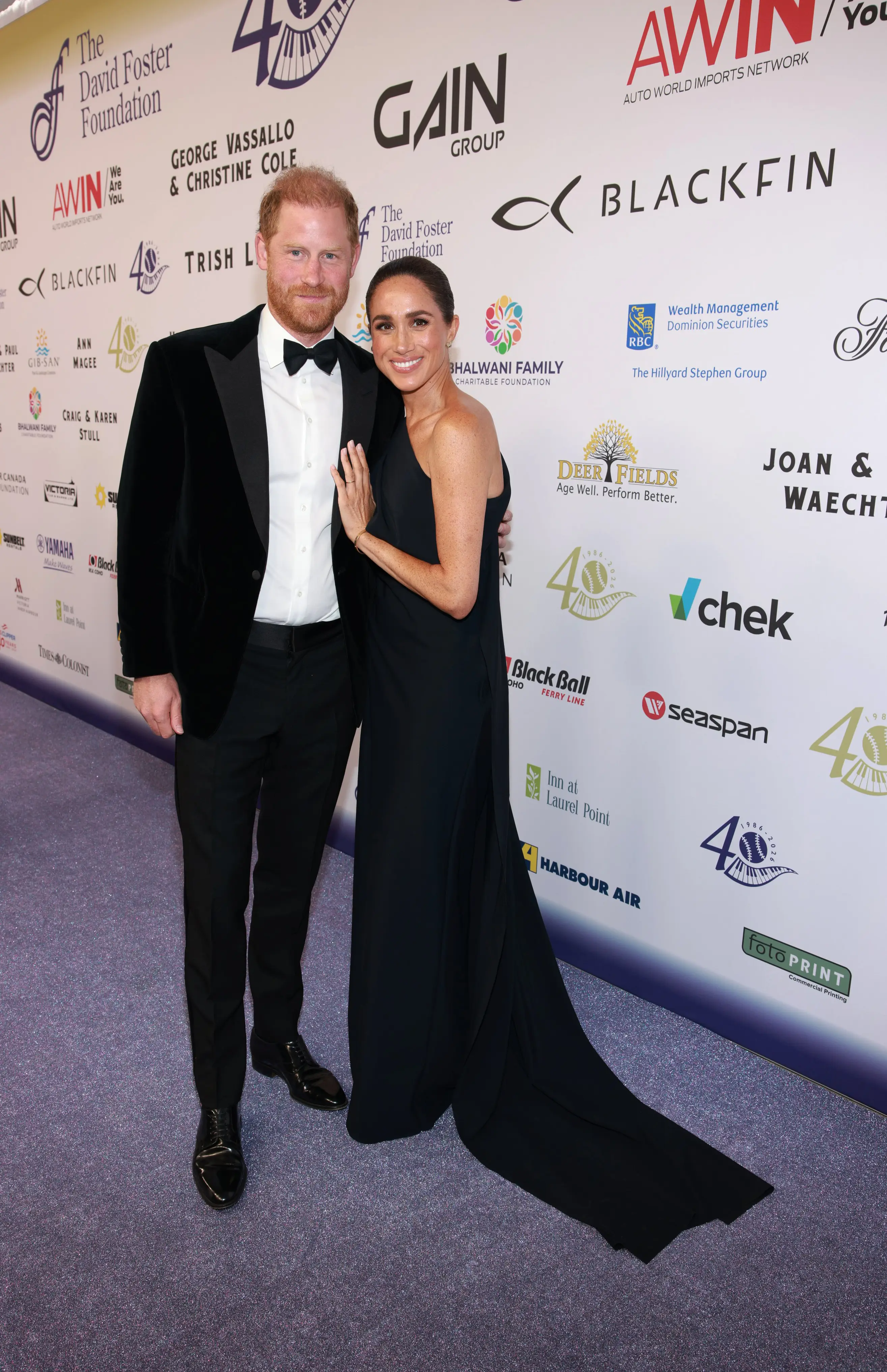 Prince Harry and Meghan Markle will be returning to the UK, it has been reported (Vito Amati/The David Foster Foundation via Getty Images)
