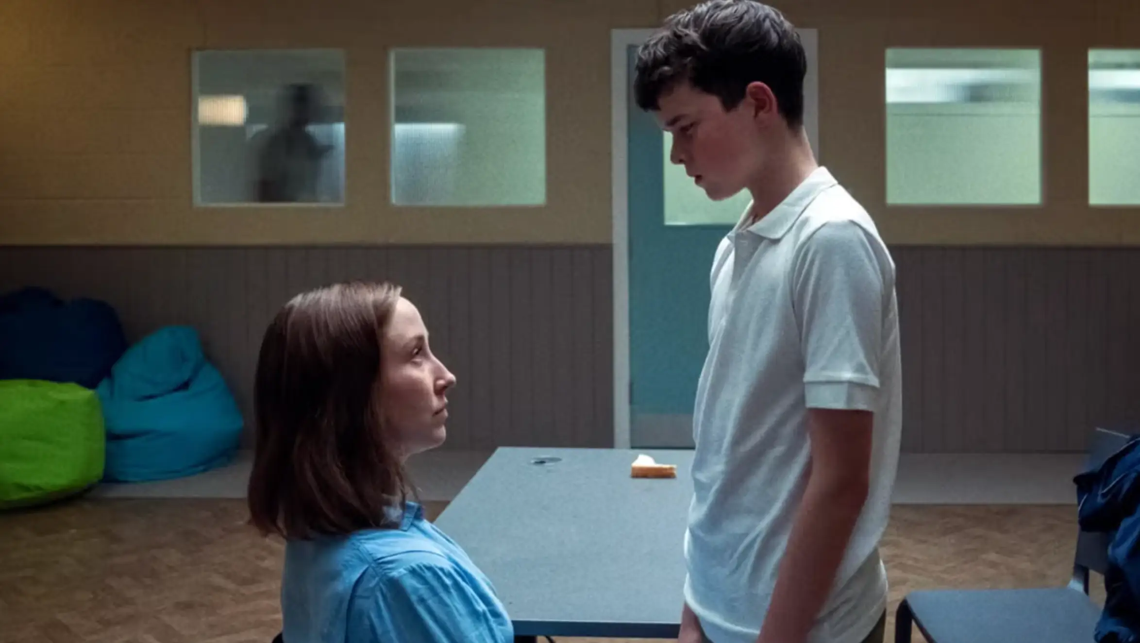 Fans were stunned after realising Doherty was wearing a wig throughout the entire episode (Netflix)