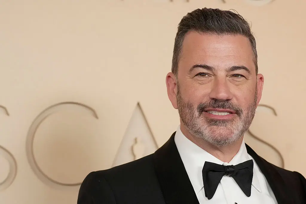 Kimmel said the joke was in no way 'a call for assassination' (Jeff Kravitz/Getty Images)