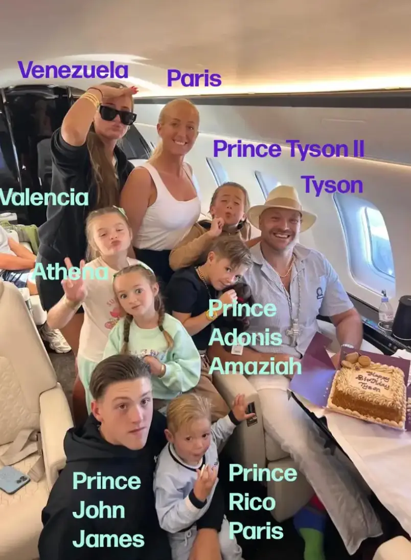 The reality TV star and boxer share seven children (Instagram/@parisfury1/Tyla)