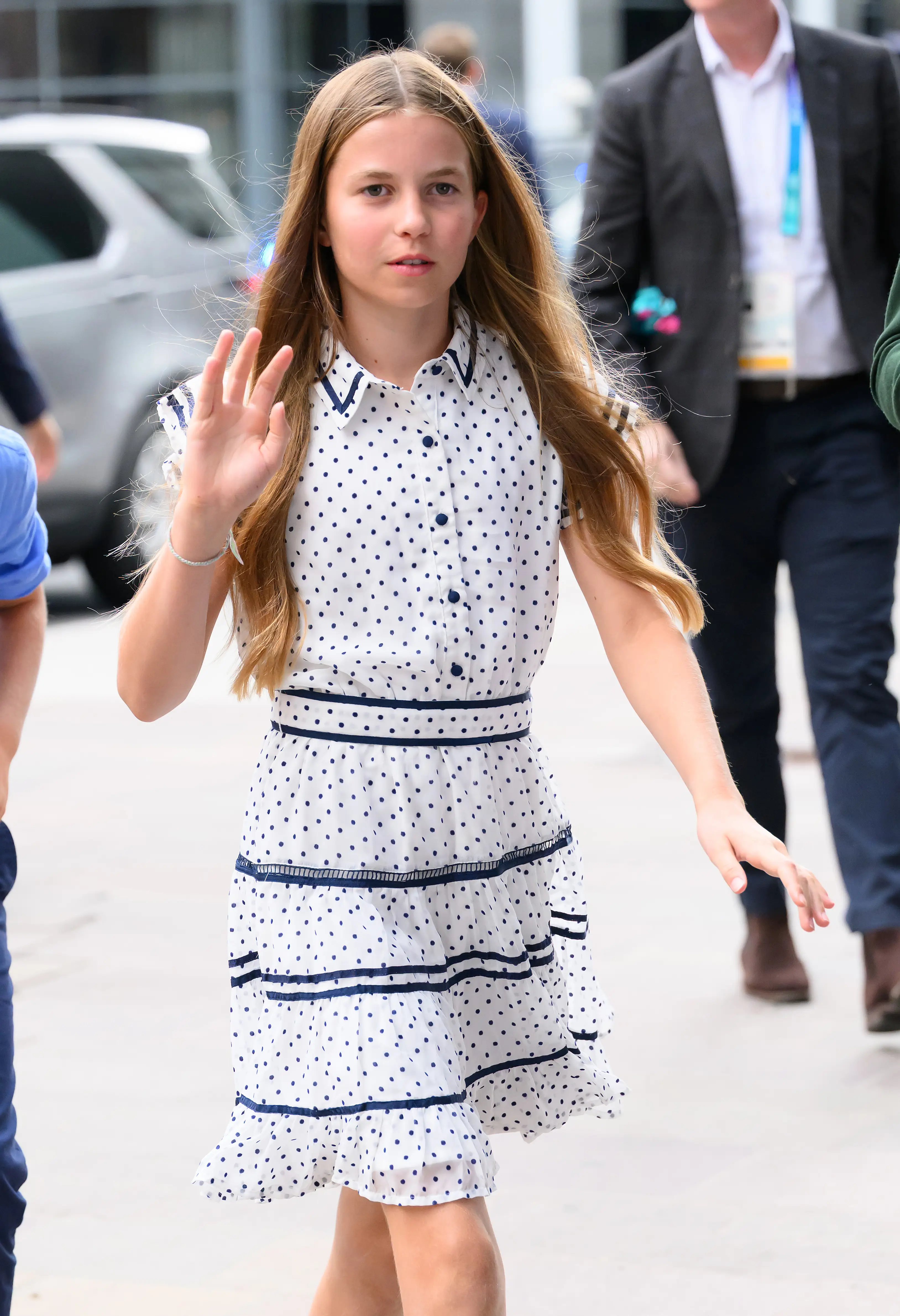 The 11-year-old was seen getting off at Tottenham Court Road after using the Elizabeth line (Karwai Tang/WireImage)