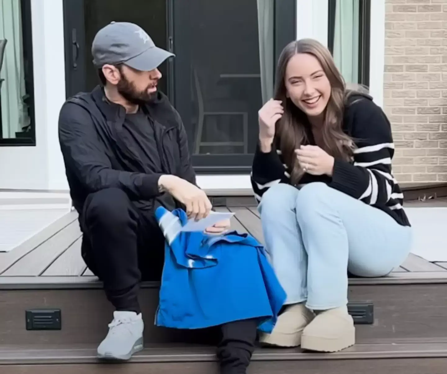 Hailie's pregnancy was announced by her dad (YouTube/Eminem/Shady Records)