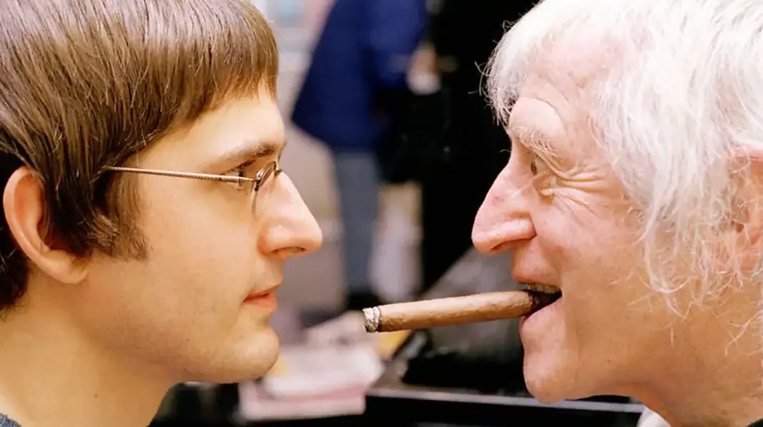 Theroux interviewed Savile in 2000 (BBC)