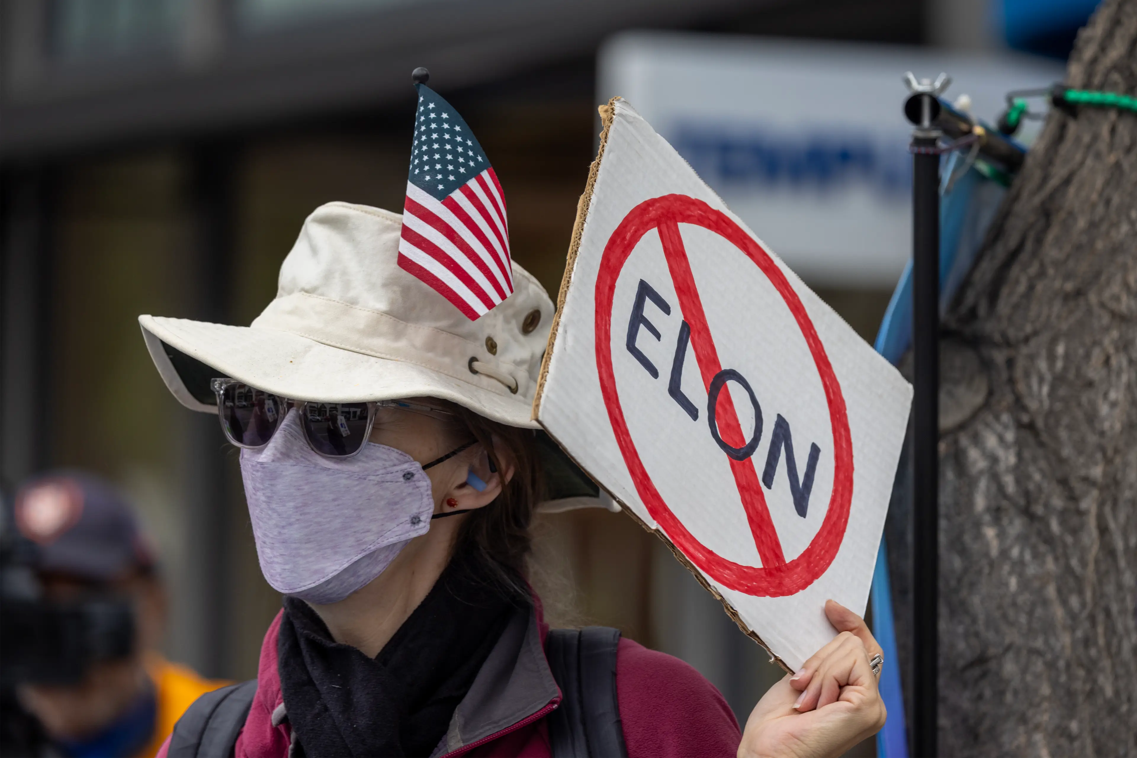 Musk has fallen out of favour with many Americans (David McNew/Getty Images)