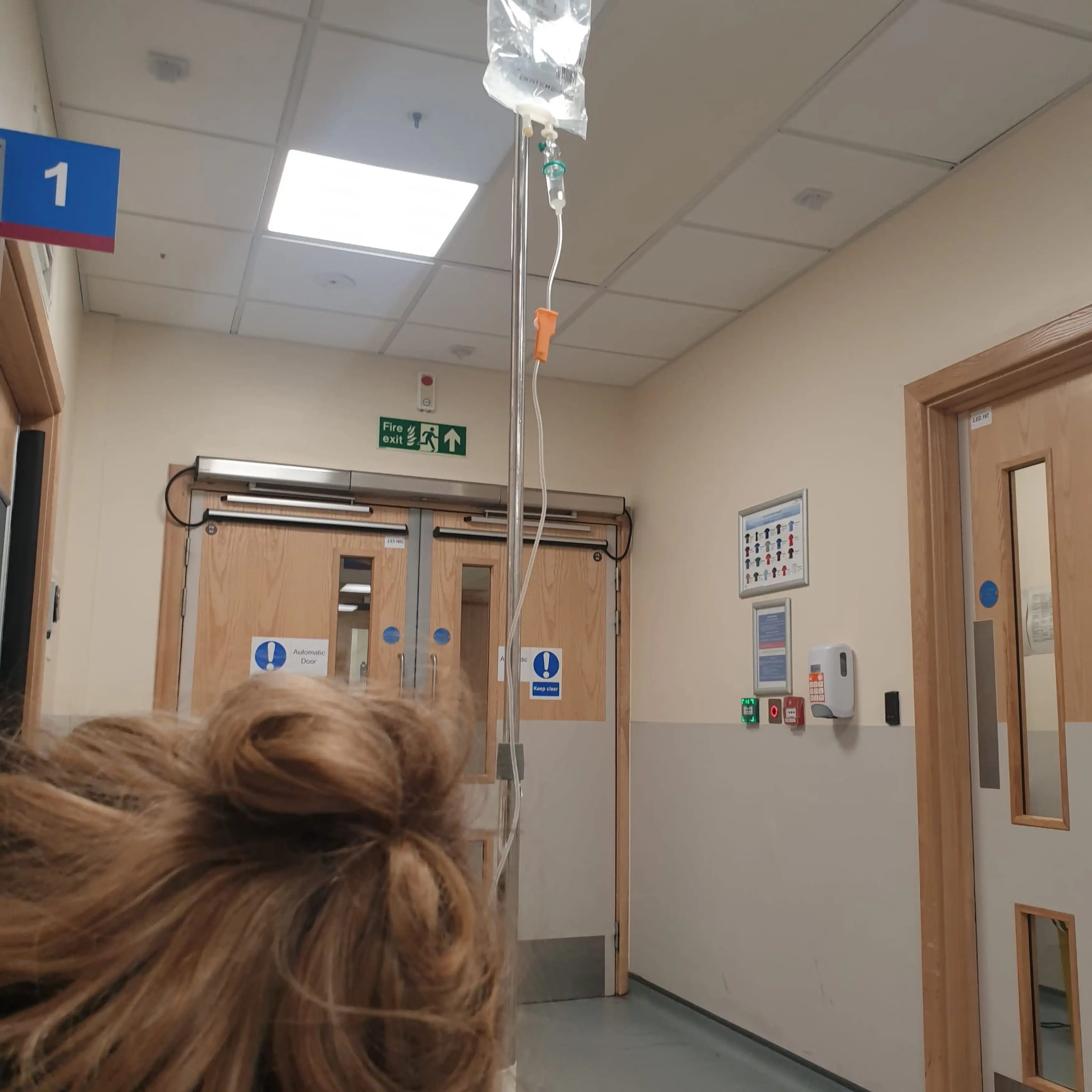 Shannon was hospitalised after vomiting continuously and urinating blood.