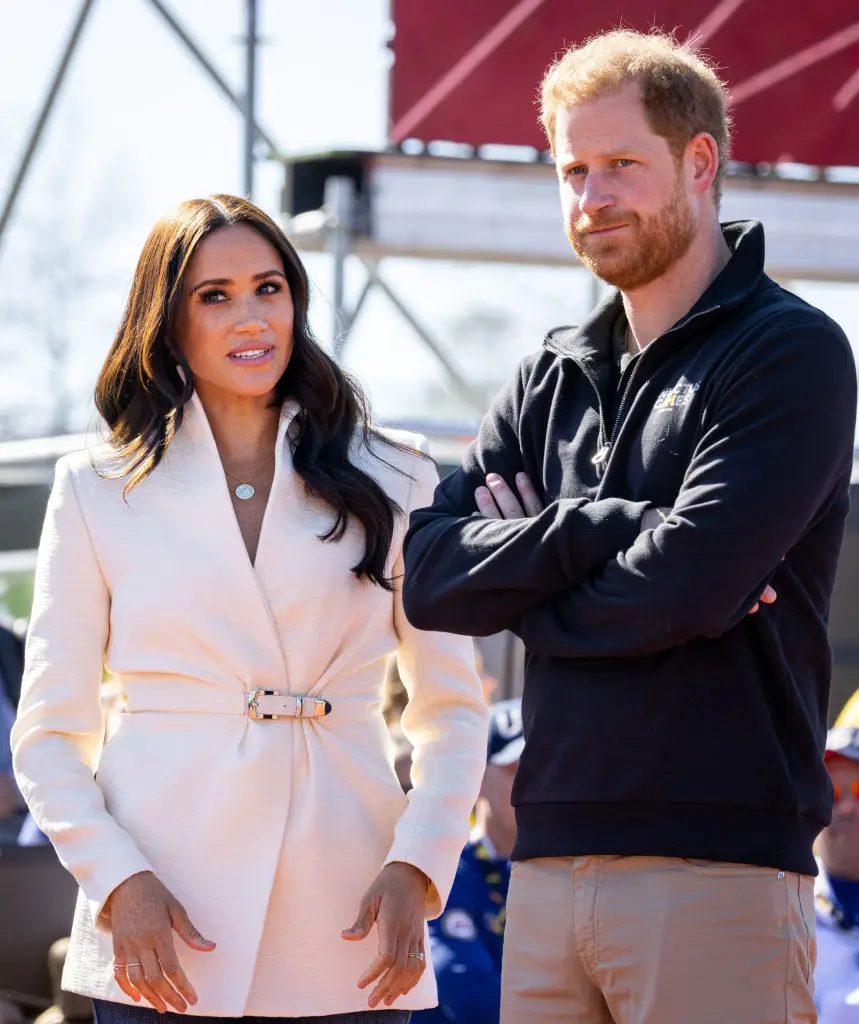 Meghan and Harry stepped down as senior royals in 2020 (Patrick van Katwijk/Getty Images)