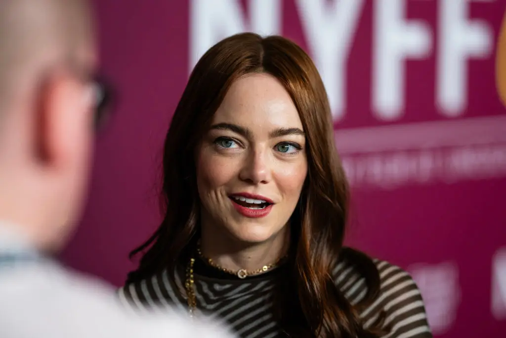 Fans thought Emma Stone was wearing a wig at the New York Film Festival (TheStewartofNY/Getty Images)