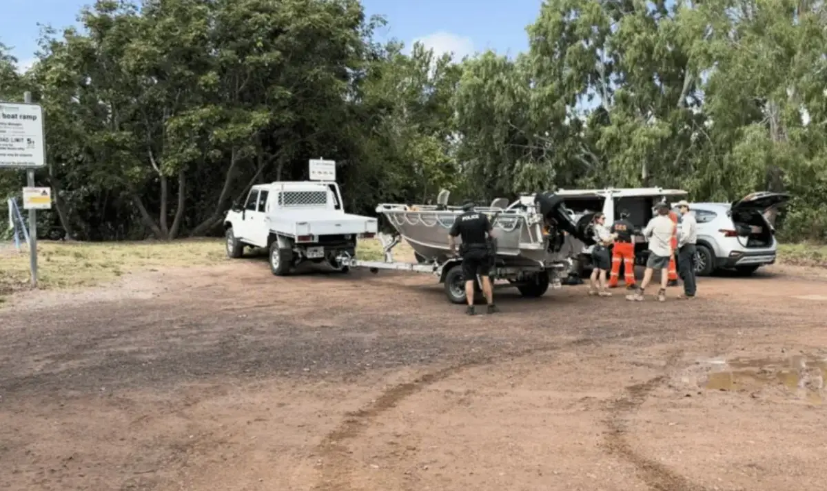 Police confirmed they found human remains inside of a crocodile. (Queensland Police)