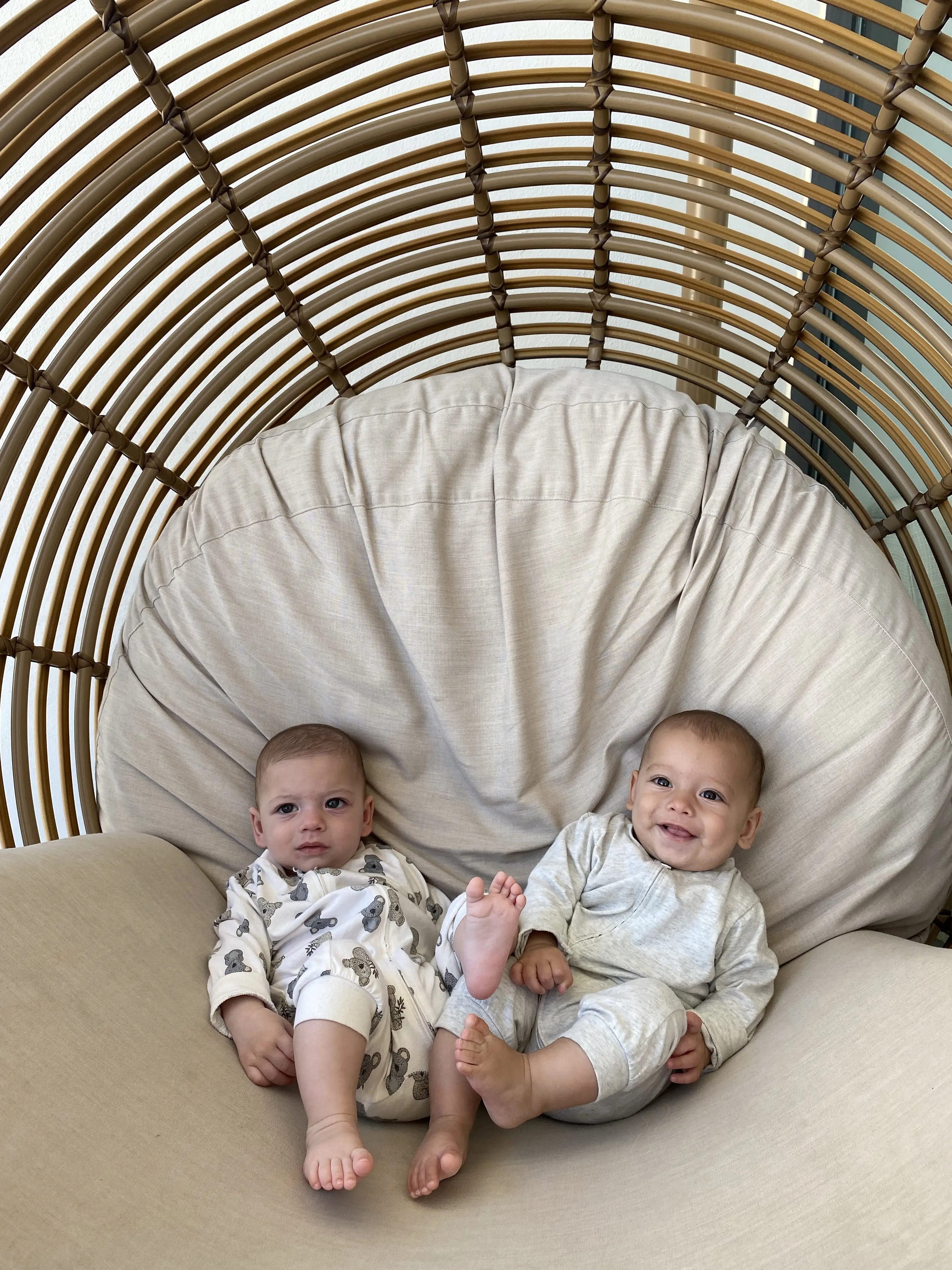 Twins Oscar and Brooks.