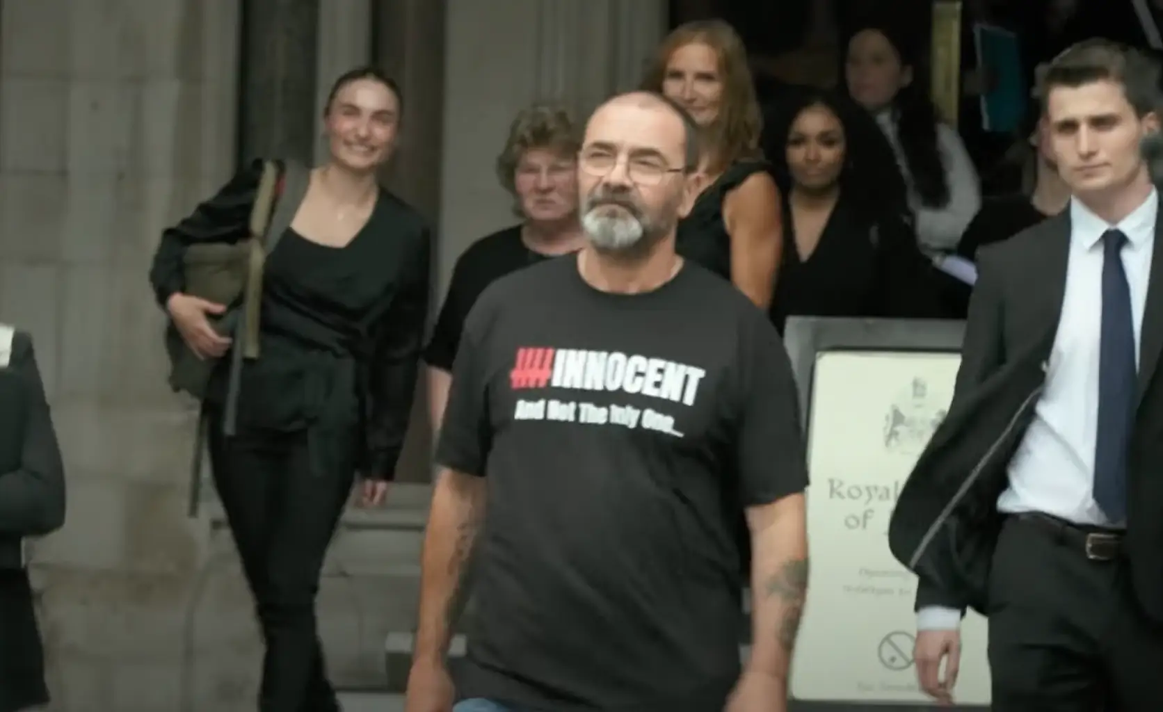 He finally had his conviction overturned in 2023. (BBC)